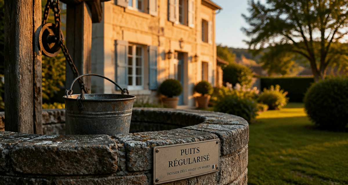 achat maison avec puit non déclaré puits régularisé