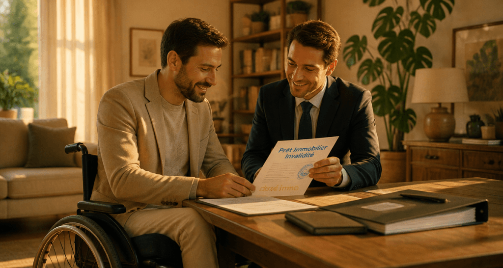 credit immobilier invalidité personne fauteuil conseiller