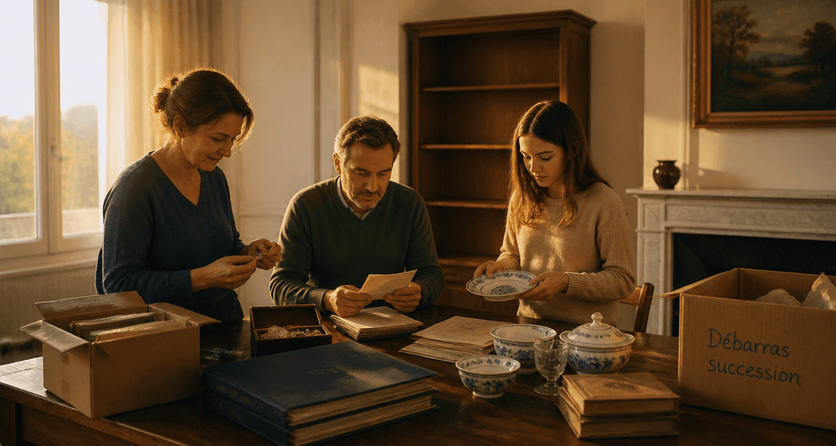 débarras succession famille objets héritage