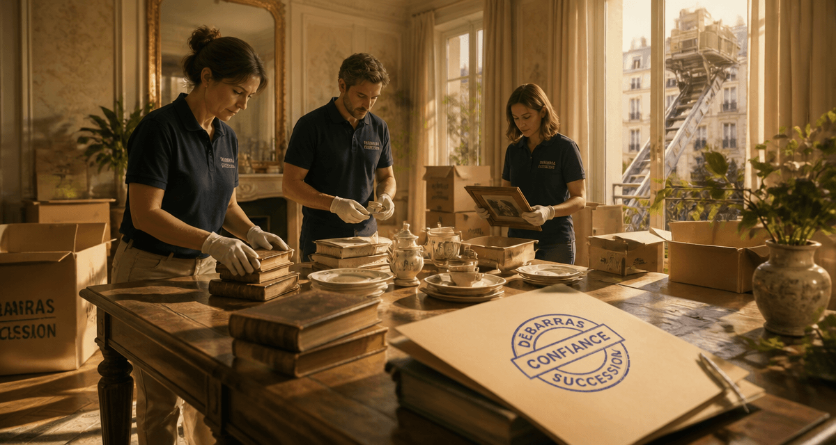 debarras succession paris tri objets haussmannien