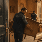 entreprise qui vide les maisons équipe débarras