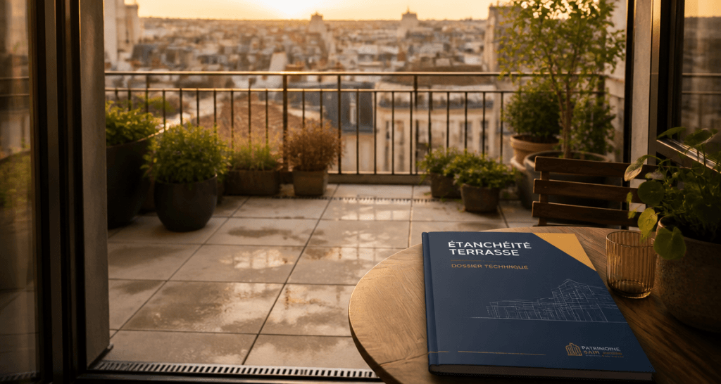 étanchéité terrasse privative copropriété vue terrasse dossier