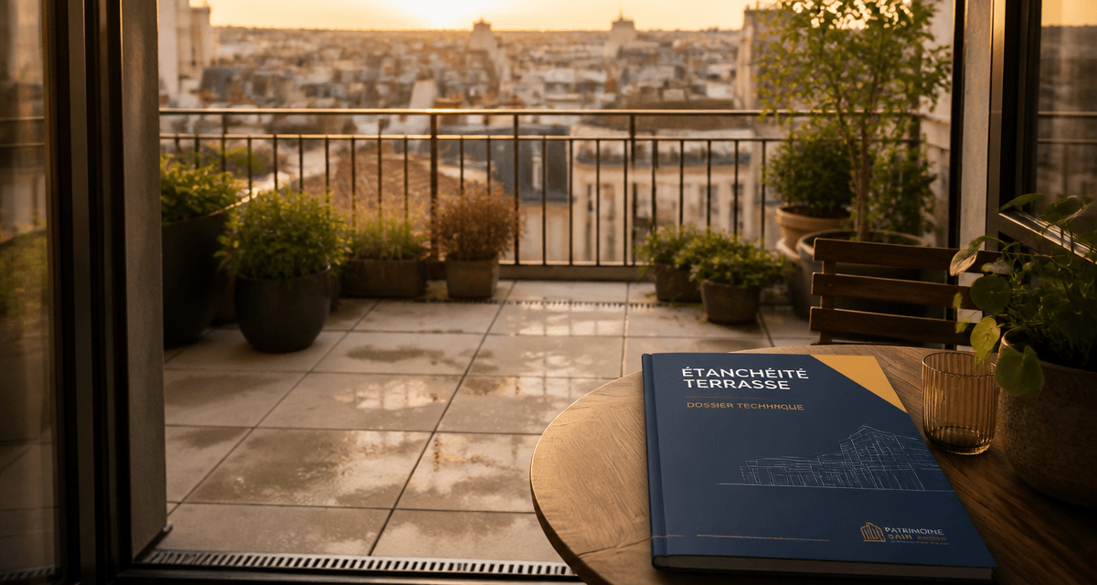étanchéité terrasse privative copropriété vue terrasse dossier