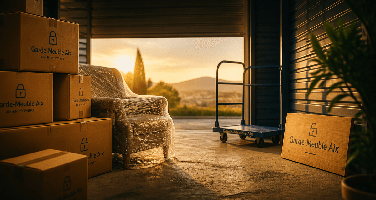 garde meuble aix en provence cartons fauteuil sécurisé
