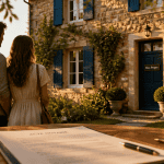 maison achetée avant mariage sans contrat couple devant maison acte notarié