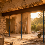 Ouverture mur porteur IPN prix chantier intérieur