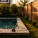 piscine moins de 10m2 distance voisin mètre ruban clôture