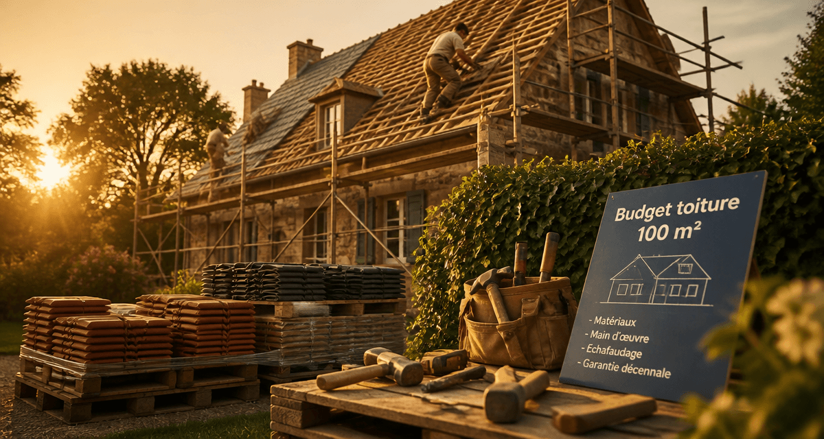 prix d une toiture 100m2 en renovation