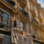 Réhabilitation de bâtiments anciens Paris immeuble haussmannien échafaudage