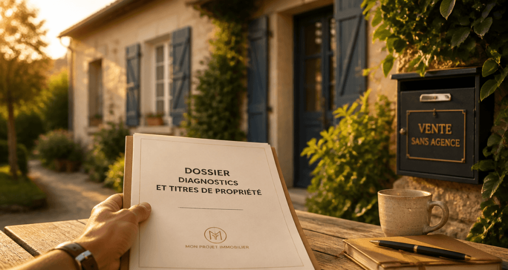 vente maison sans agence devant maison familiale