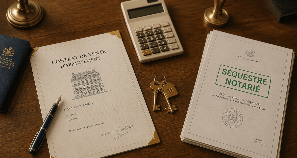 vente sans état daté documents séquestre notaire
