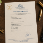 a quoi sert une quittance de loyer quittance signée sur bureau