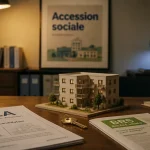 Accession propriété sociale : dossier PSLA et BRS sur table, clé