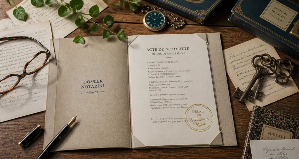 combien de temps pour une succession dossier notarial