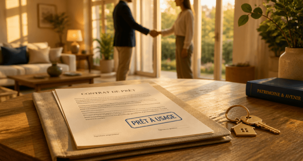 Commodat immobilier salon contrat clés