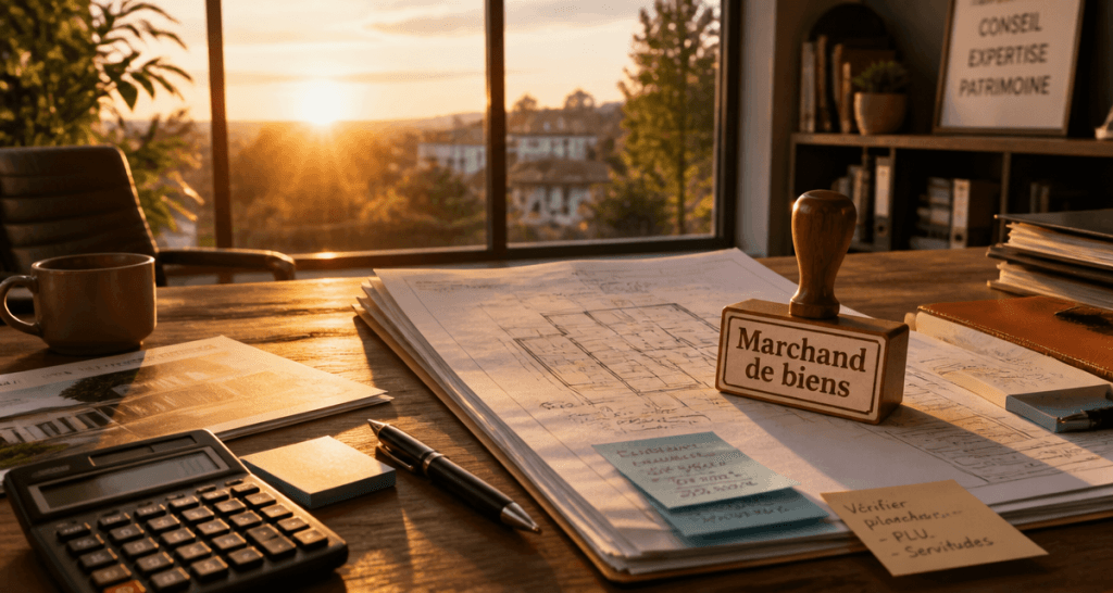 devenir marchand de bien bureau expert immobilier