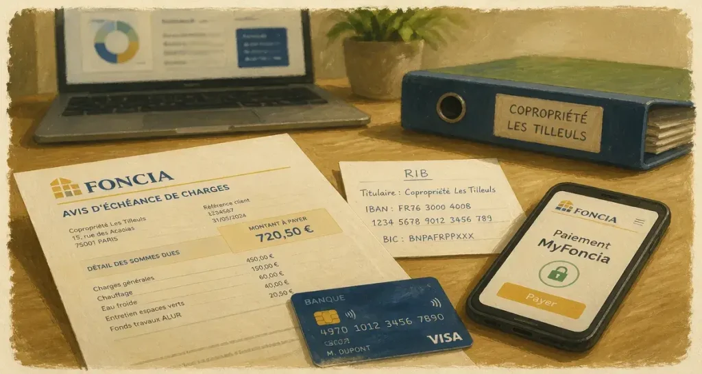 Foncia payer charges : paiement sécurisé pour copropriété