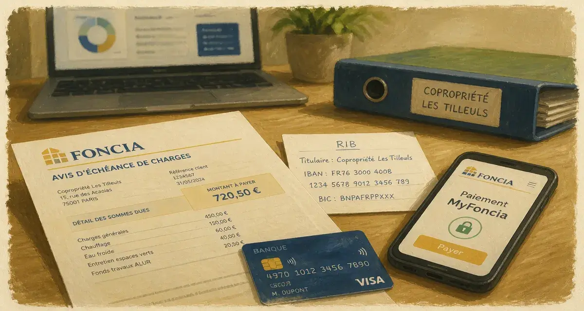 Foncia payer charges : paiement sécurisé pour copropriété