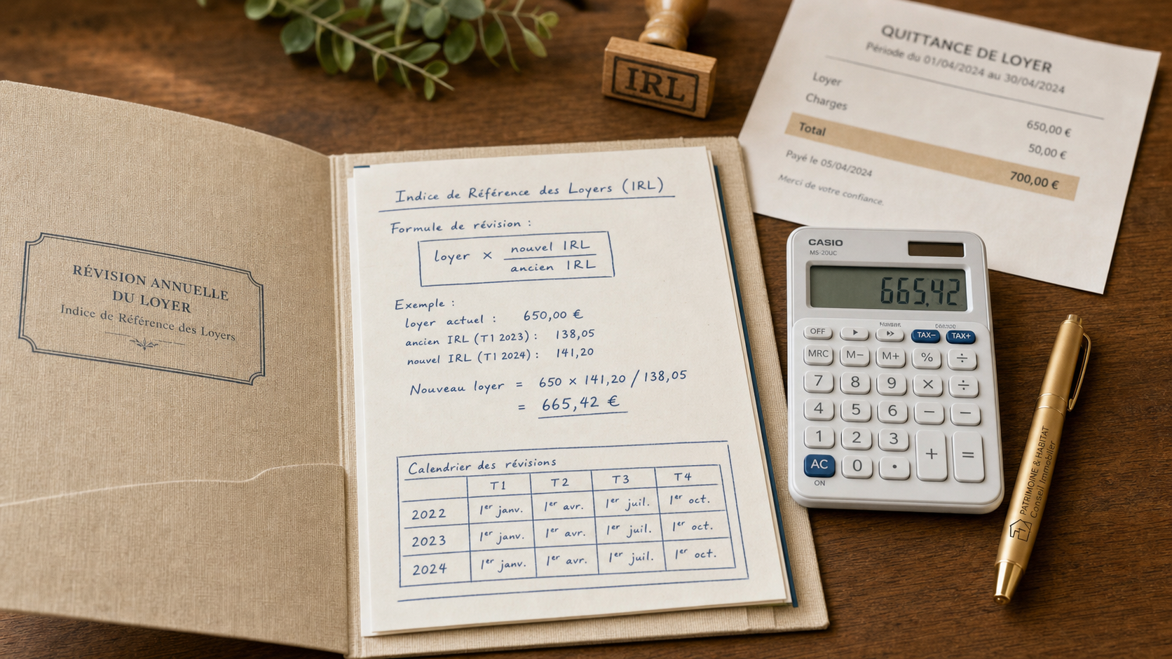 Indice de référence des loyers : calcul de révision de bail