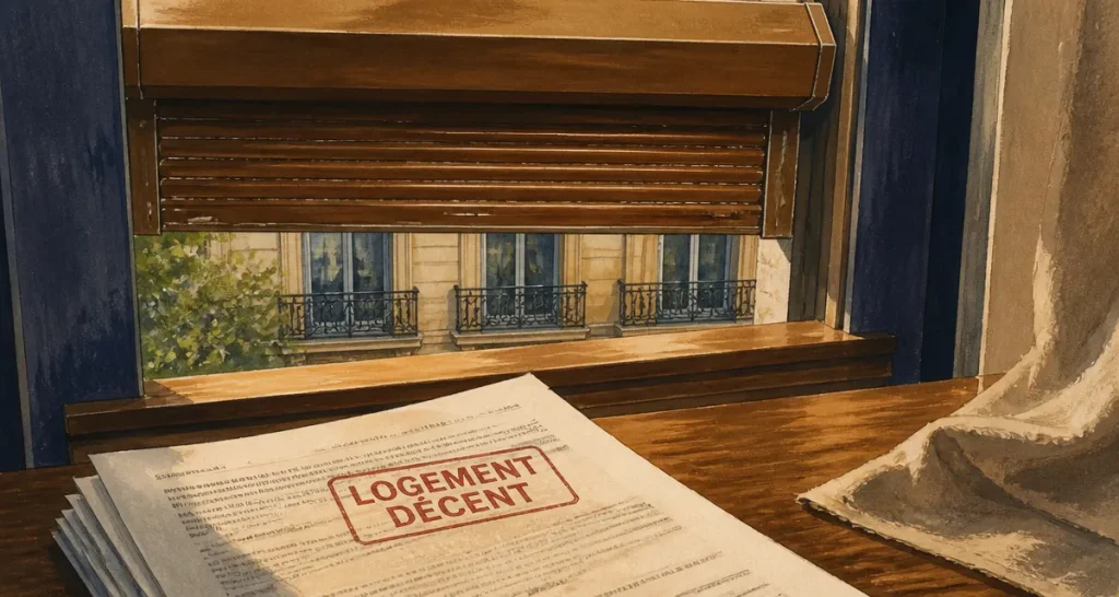 Obligation propriétaire volets : logement décent et volet roulant