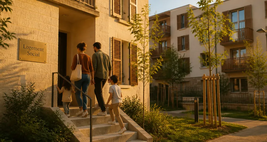 qu est ce qu un logement social immeuble famille