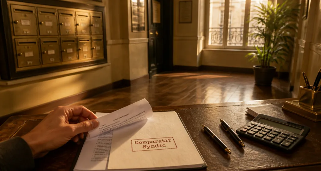 Tarif syndic petite copropriété contrat hall immeuble