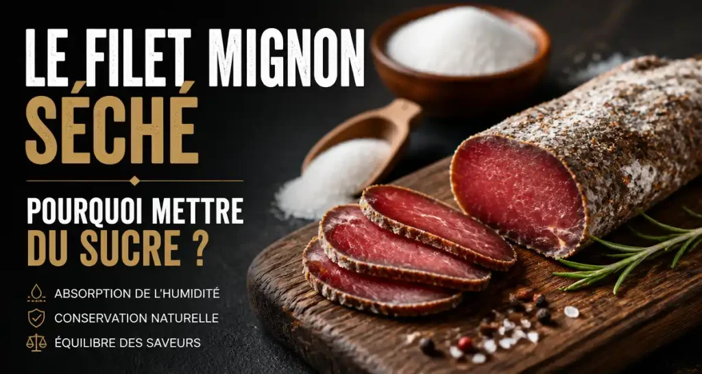 Le filet mignon séché pourquoi mettre du sucre