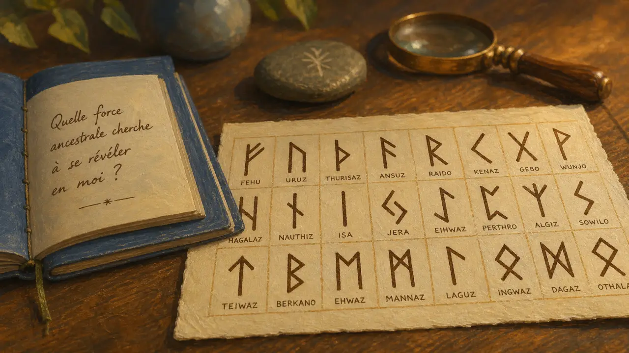 Récapitulatif runes signification Futhark ancien : 24 runes, histoire