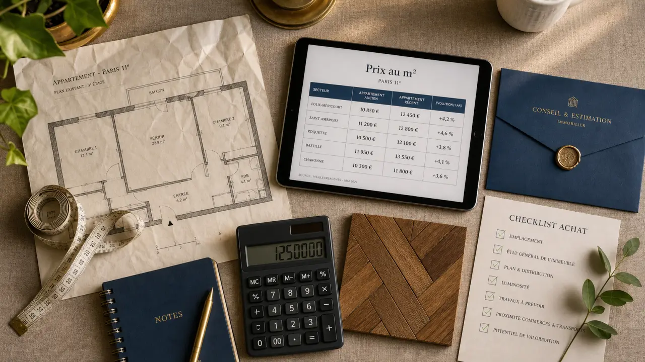 Appartement en vente paris : prix au m² et quartiers