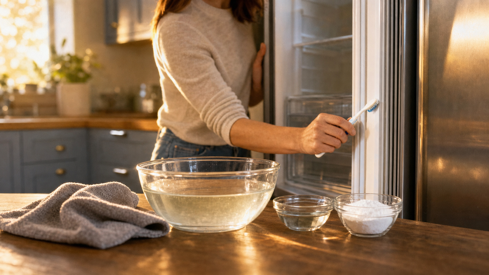 Nettoyer frigo : lavette et produits pour éviter odeurs et bactéries