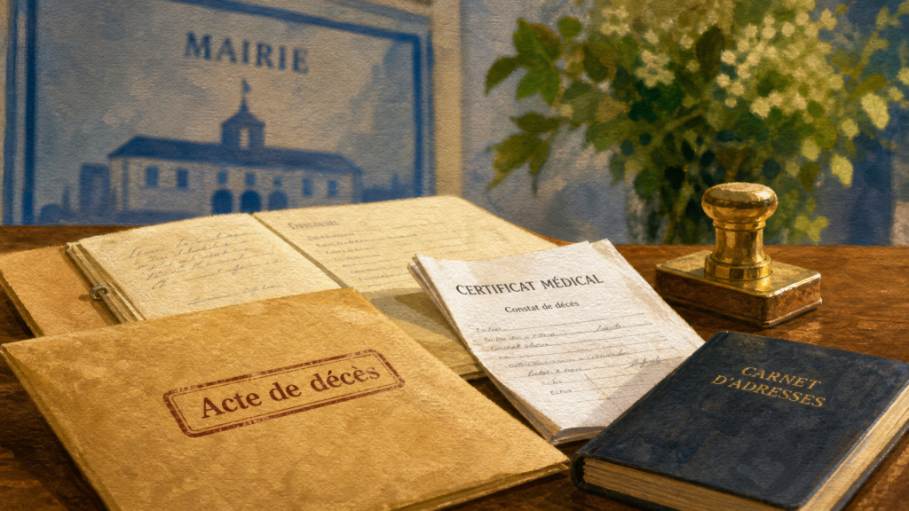 Obligation de prévenir la famille en cas de décès : acte de décès, déclaration légale