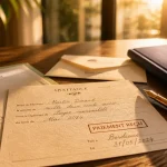 Quittancement définition : paiement reçu, document manuscrit