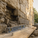 Renforcer un mur en pierre qui penche : niveau, fil à plomb, drainage