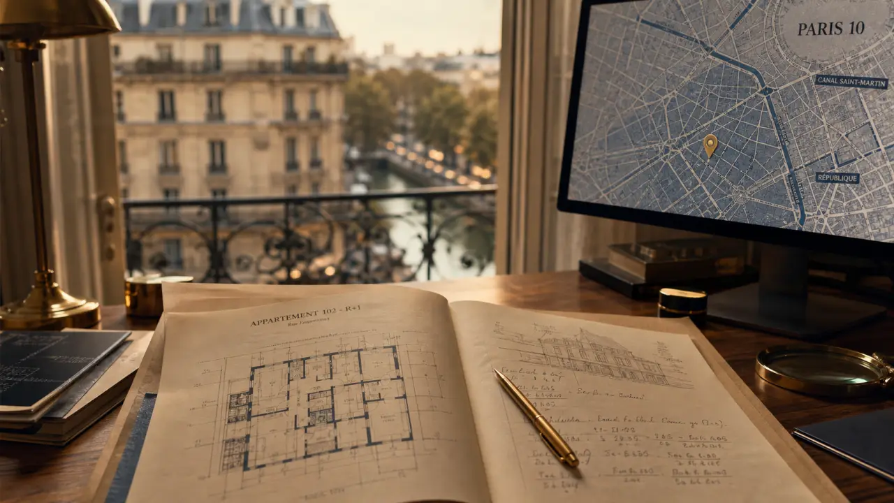 Chasseur immobilier Paris 10 : achat rapide, plans et carte de Paris 10