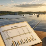 Combien rapporte 1000 m2 de panneau solaire : revenus et rentabilité