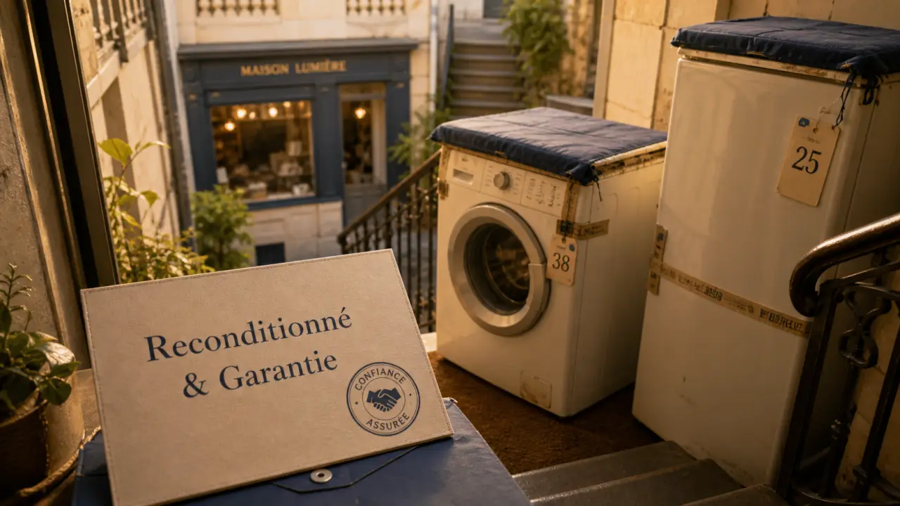 Électroménager seconde main Paris avec garantie, livraison et reprise