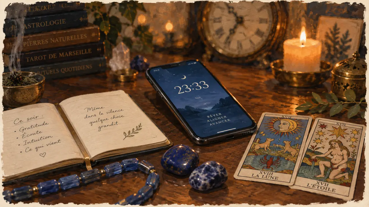 23h33 signification spirituelle, message ange Yerathel, éveil créatif