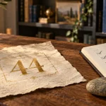44 signification spirituelle : table, carnet et ancrage durable sans rigidité