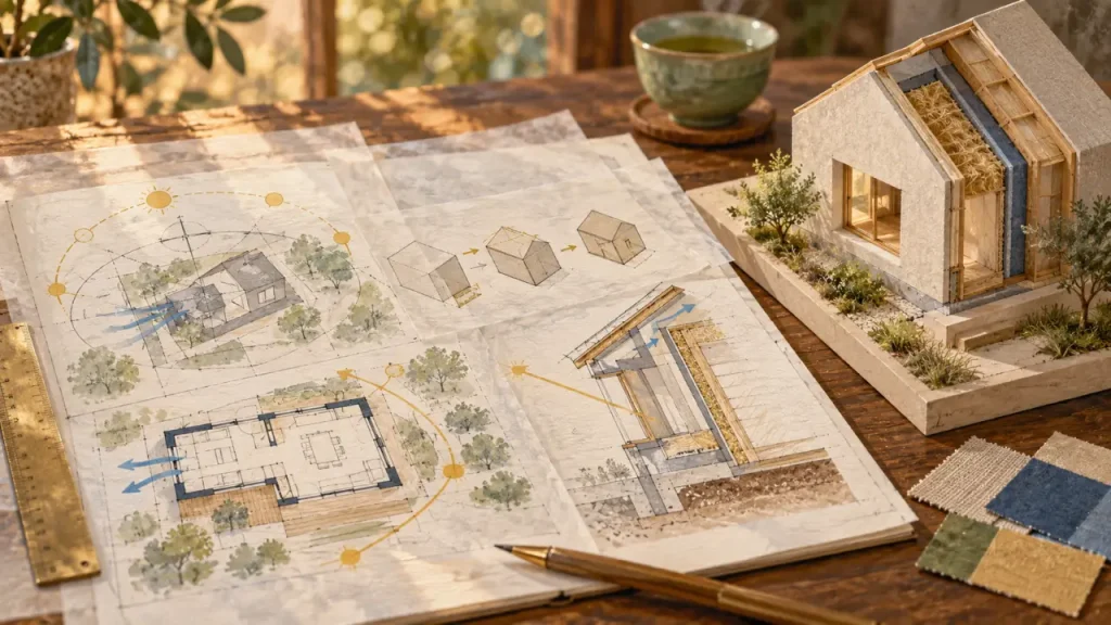 Construire une maison écologique commence par le terrain, pas par les équipements