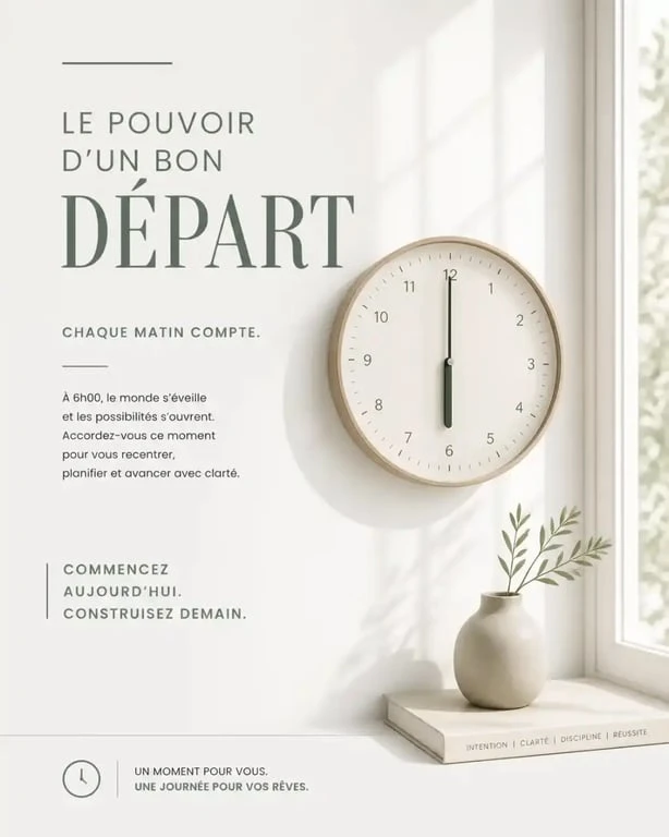 Signification spirituelle du réveil à 6h du matin : harmonie et renouveau