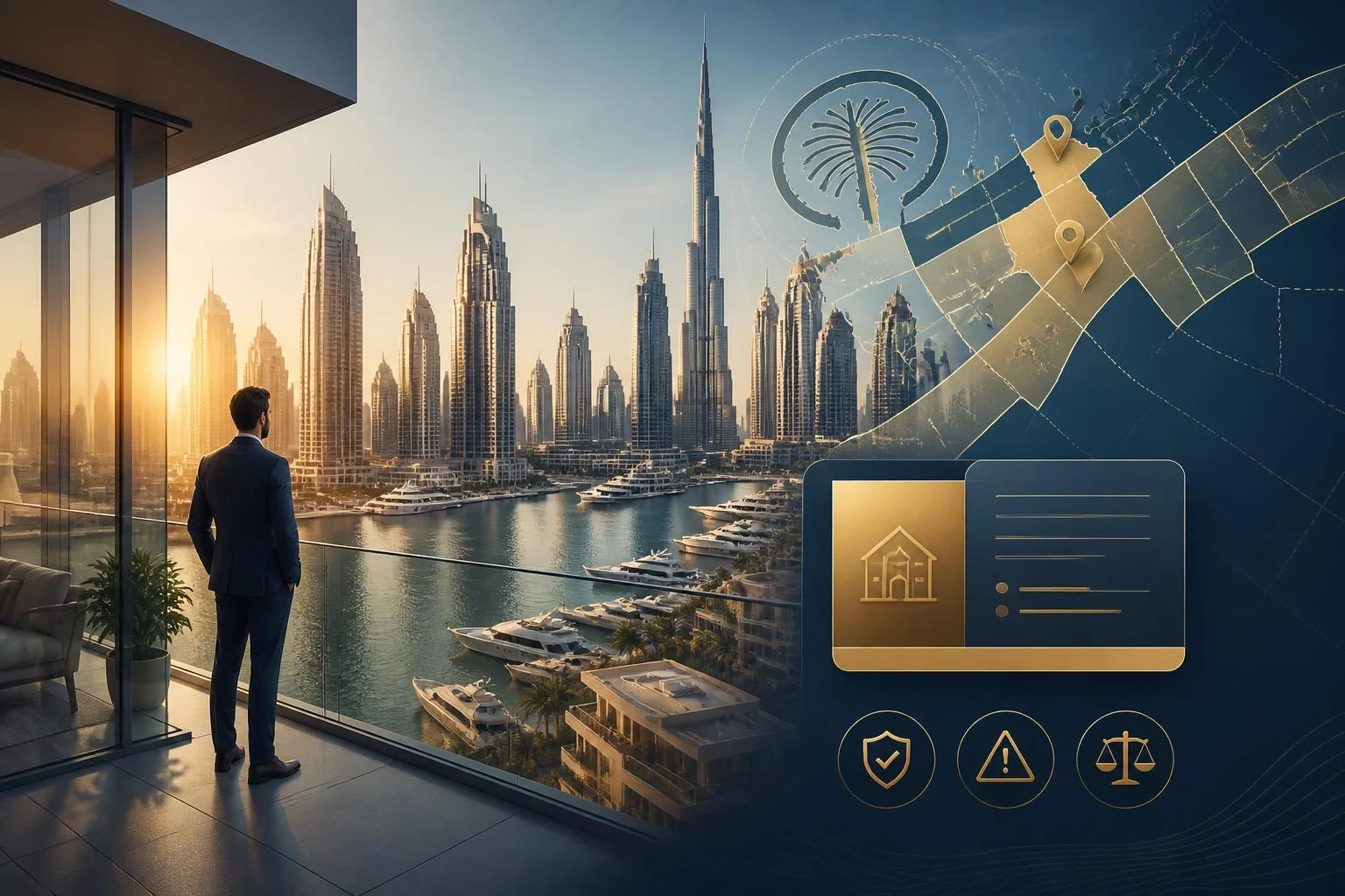 Immobilier de luxe à Dubaï : freehold, quartiers et risques