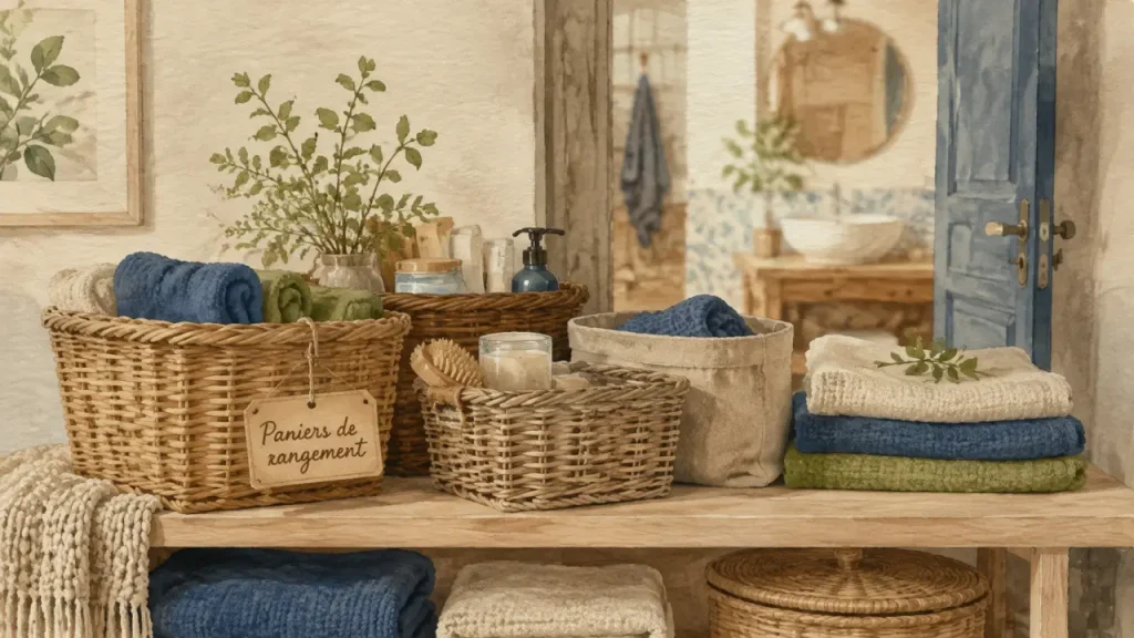Quels paniers de rangement choisir selon la pièce, la matière et le format ?