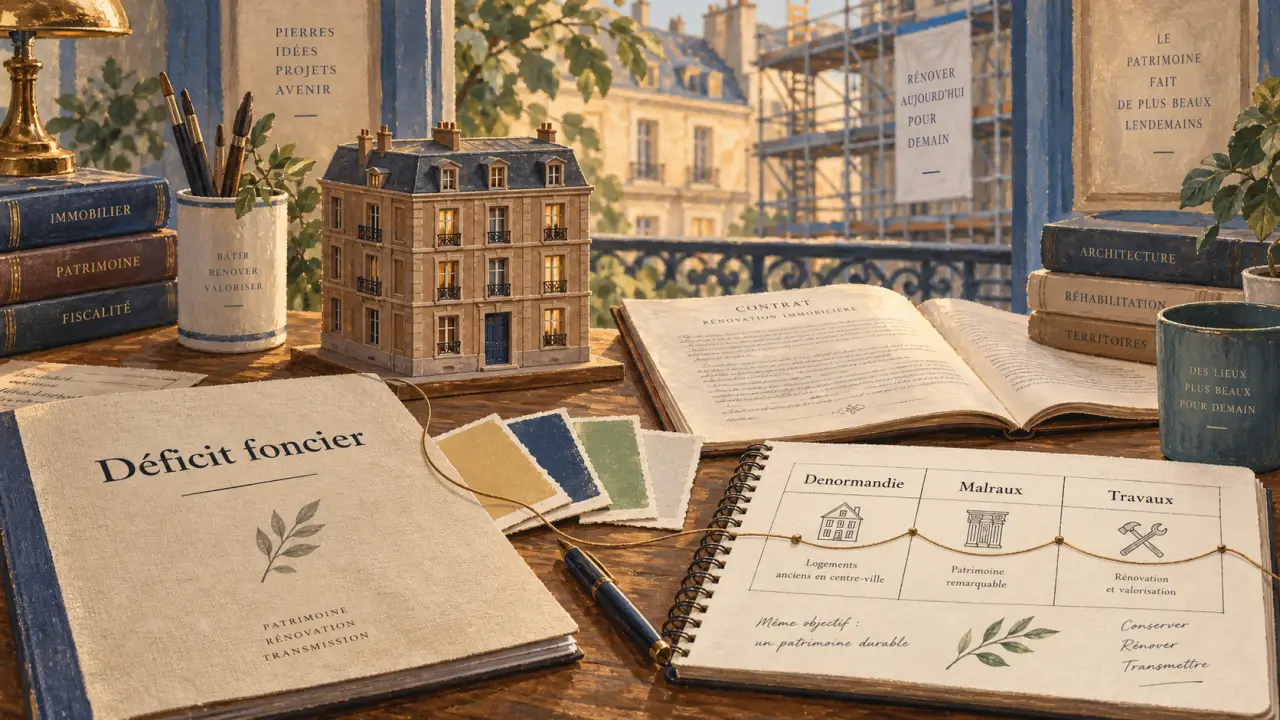 Réduction impôt achat immobilier ancien : déficit foncier et travaux en ancien