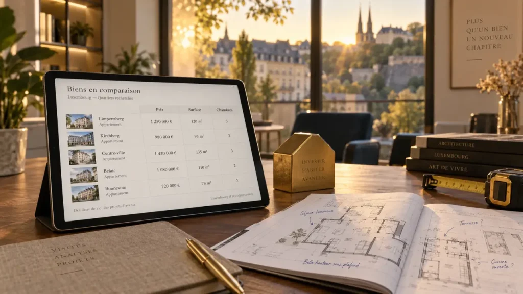 Achat appartement Luxembourg : les 6 filtres qui évitent une visite inutile