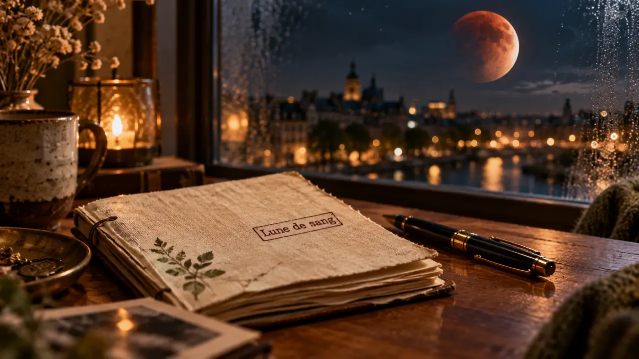 Lune de sang : signification spirituelle, éclipse lunaire rouge, carnet d’introspection